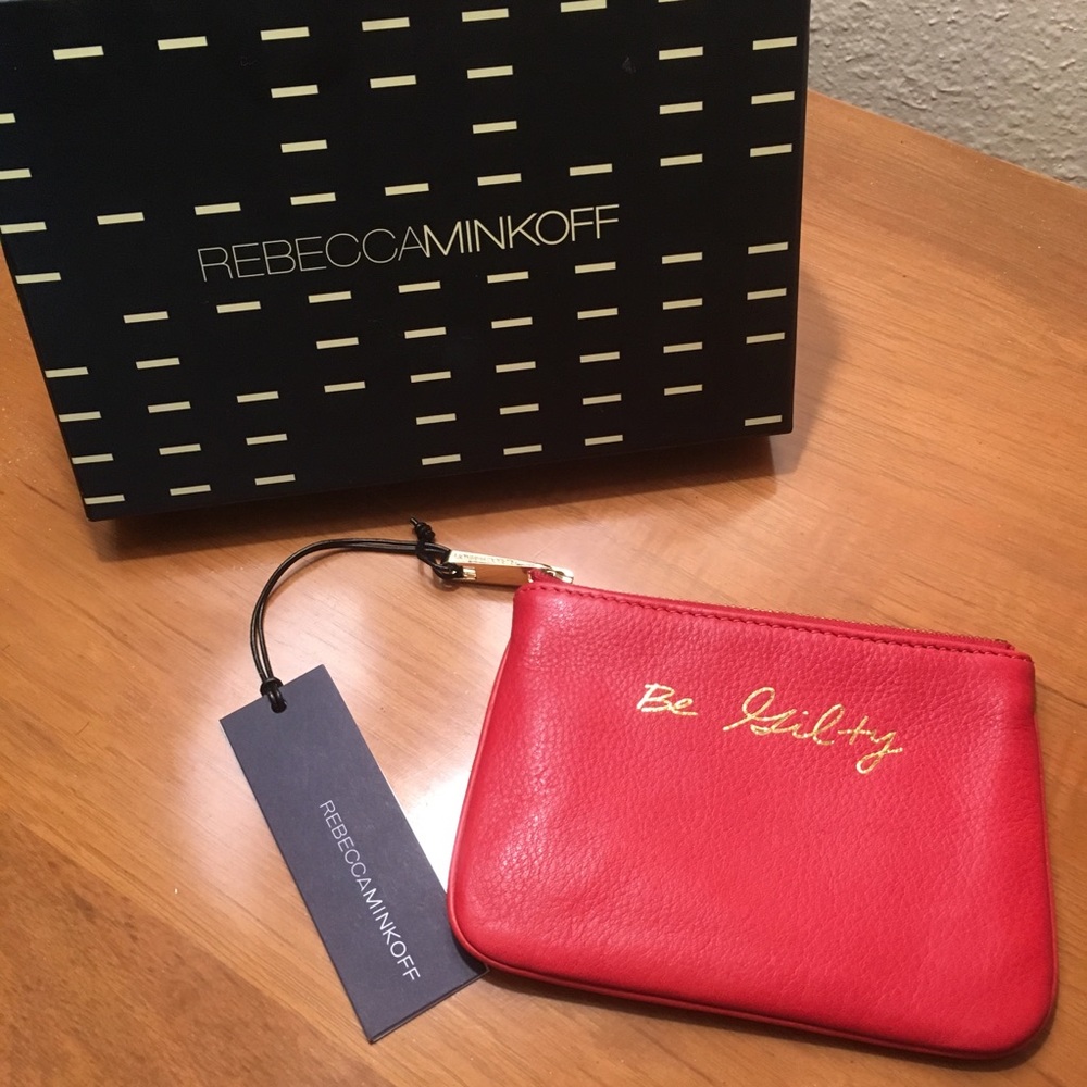 Rebecca Minkoff “Be Gilty” Pouch